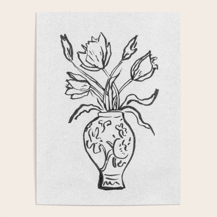Flowers in a Vase Poster Gallery Image 1