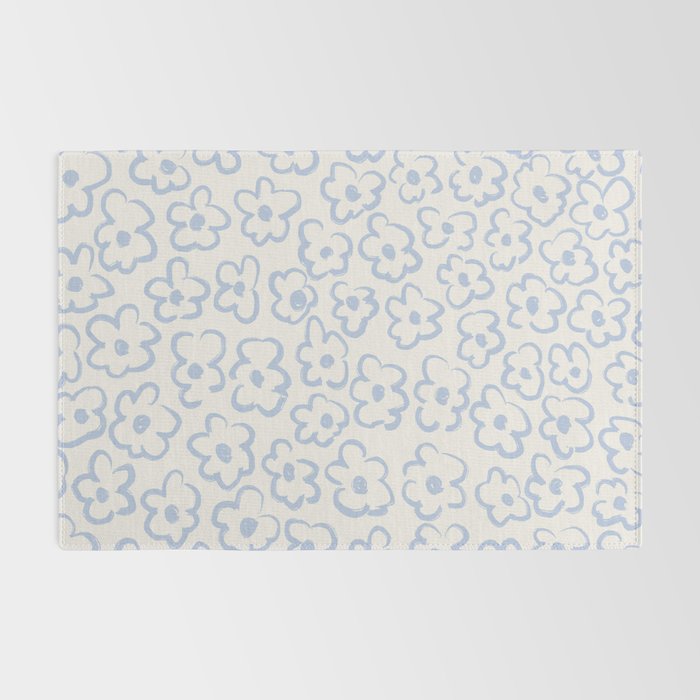Daisies Pattern NO.2 | Blue Rug Gallery Image 2