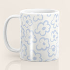 Daisies Pattern NO.2 | Blue Coffee Mug Gallery Image 3