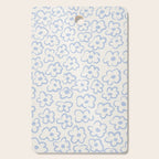 Daisies Pattern NO.2 | Blue Cutting Board Gallery Image 1