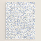 Daisies Pattern NO.2 | Blue Jigsaw Puzzle Gallery Image 1