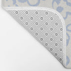 Daisies Pattern NO.2 | Blue Bath Mat Gallery Image 2
