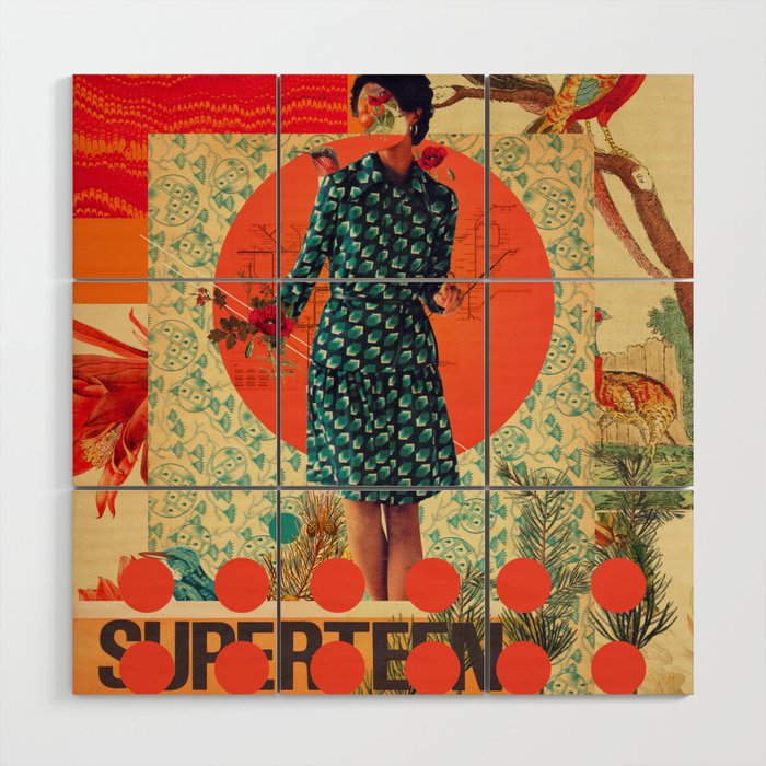 Superteen Wood Wall Art Gallery Image 1