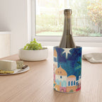 Oriental city under a starry sky in bright colours Wine Chiller Gallery Image 4