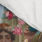 Lawrence Alma-Tadema's The Roses of Heliogabalus,  Roman Elagabalus with rose petals painting Comforter Gallery Image 4