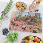 Lawrence Alma-Tadema's The Roses of Heliogabalus,  Roman Elagabalus with rose petals painting Cutting Board Gallery Image 2
