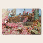 Lawrence Alma-Tadema's The Roses of Heliogabalus,  Roman Elagabalus with rose petals painting Cutting Board Gallery Image 1