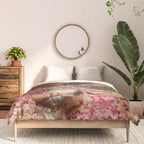 Lawrence Alma-Tadema's The Roses of Heliogabalus,  Roman Elagabalus with rose petals painting Comforter Gallery Image 3