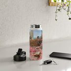 Lawrence Alma-Tadema's The Roses of Heliogabalus,  Roman Elagabalus with rose petals painting Water Bottle Gallery Image 4