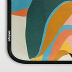 Nature Doesn't Hurry Yet All Is Accomplished, Colorful Botanical Plant Pot Illustration Tropical Laptop Sleeve Gallery Image 3