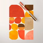 mid century geometry abstract 5 Wrapping Paper Gallery Image 1