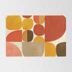 mid century geometry abstract 5 Rug Gallery Image 2