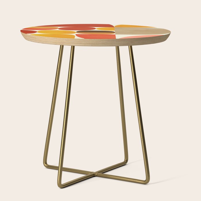 mid century geometry abstract 5 Side Table Gallery Image 1