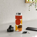 mid century geometry abstract 5 Water Bottle Gallery Image 4