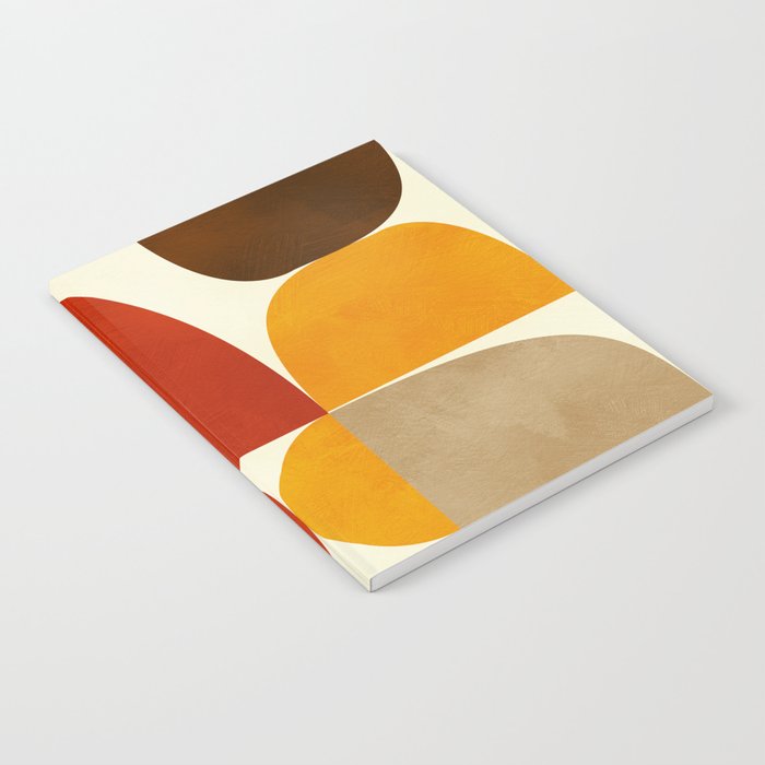mid century geometry abstract 5 Notebook Gallery Image 2