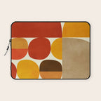 mid century geometry abstract 5 Laptop Sleeve Gallery Image 1