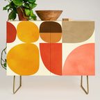 mid century geometry abstract 5 Credenza Gallery Image 1