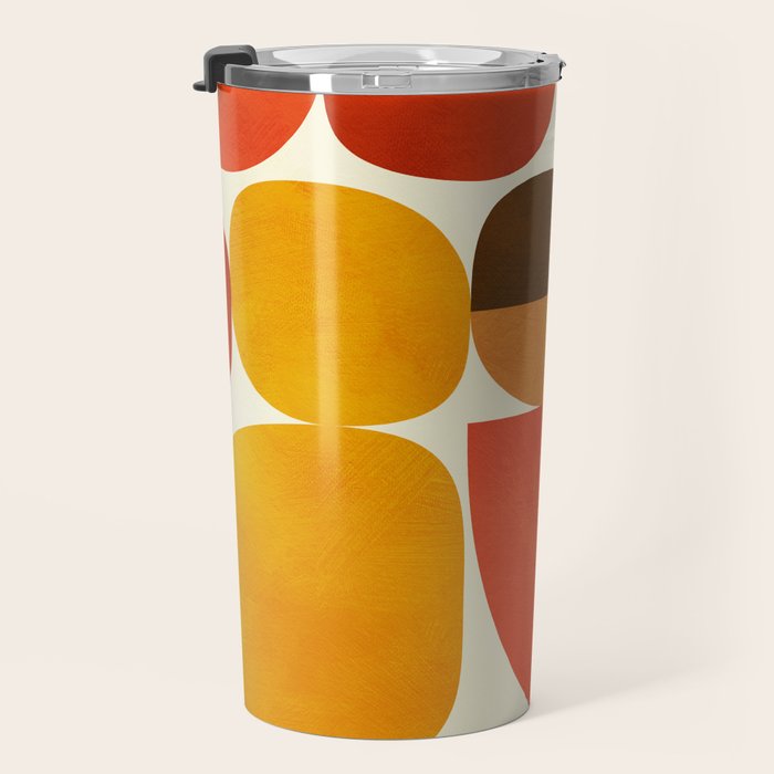 mid century geometry abstract 5 Travel Mug Gallery Image 3