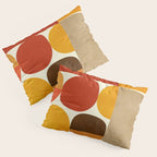 mid century geometry abstract 5 Pillow Sham Gallery Image 3