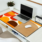 mid century geometry abstract 5 Desk Mat Gallery Image 2
