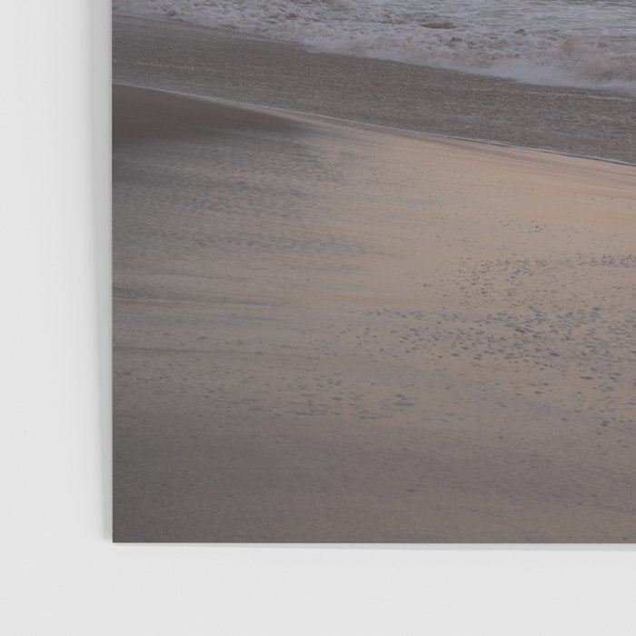 Pastel orange sunrise at Praia da Adraga in Portugal - summer coastal travel photography Poster Gallery Image 3