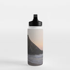 Pastel orange sunrise at Praia da Adraga in Portugal - summer coastal travel photography Water Bottle Gallery Image 3