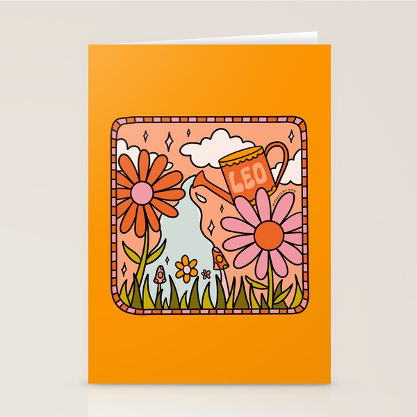 Leo Garden Stationery Card Gallery Image 2