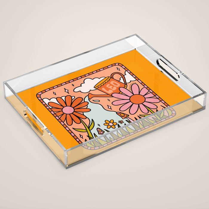Leo Garden Acrylic Tray Gallery Image 1