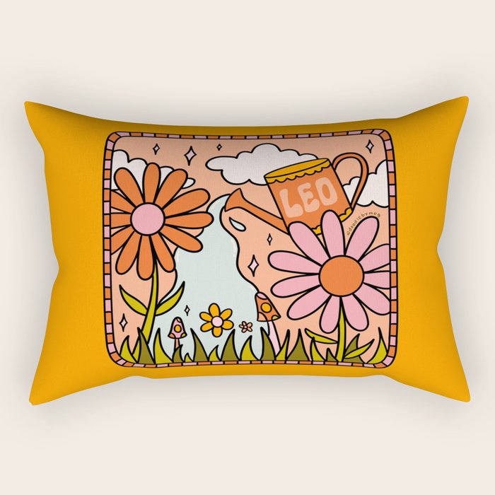 Leo Garden Rectangular Pillow Gallery Image 1
