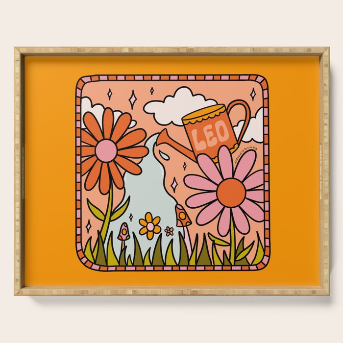 Leo Garden Serving Tray Gallery Image 1