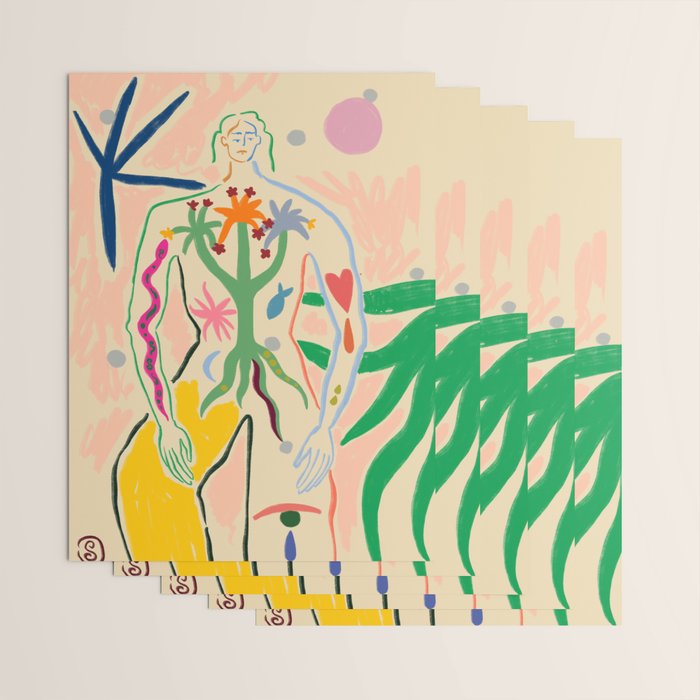 INNER GROWTH Wrapping Paper Gallery Image 3