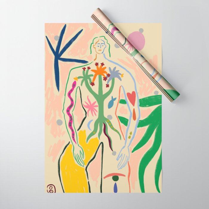 INNER GROWTH Wrapping Paper Gallery Image 1