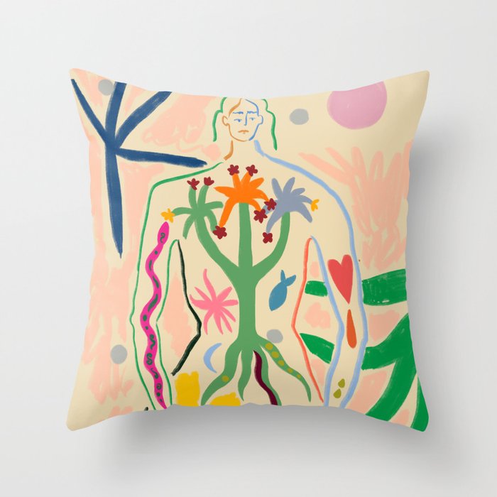 INNER GROWTH Throw Pillow Gallery Image 6