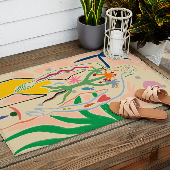 INNER GROWTH Outdoor Rug Gallery Image 2