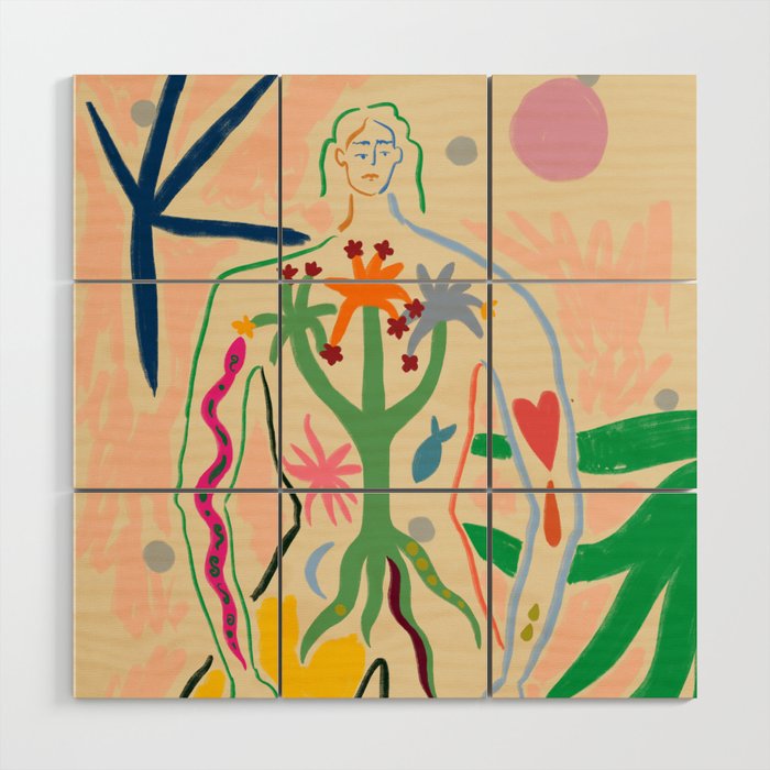 INNER GROWTH Wood Wall Art Gallery Image 1