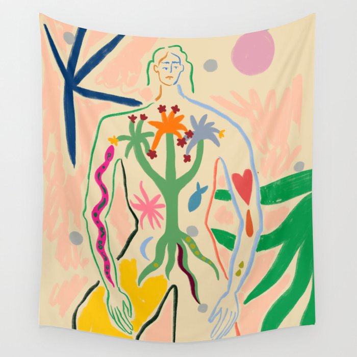 INNER GROWTH Wall Tapestry Gallery Image 1