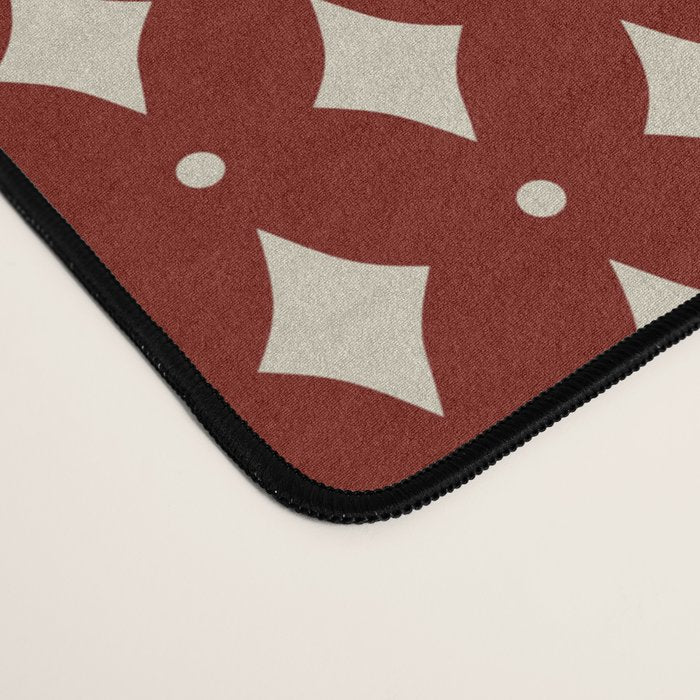 Vintage Stars VII Ruby Red Desk Mat Gallery Image 4