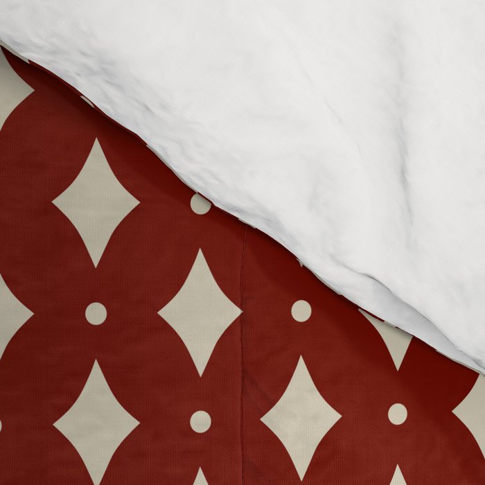 Vintage Stars VII Ruby Red Comforter Gallery Image 4