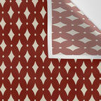 Vintage Stars VII Ruby Red Wall Tapestry Gallery Image 3