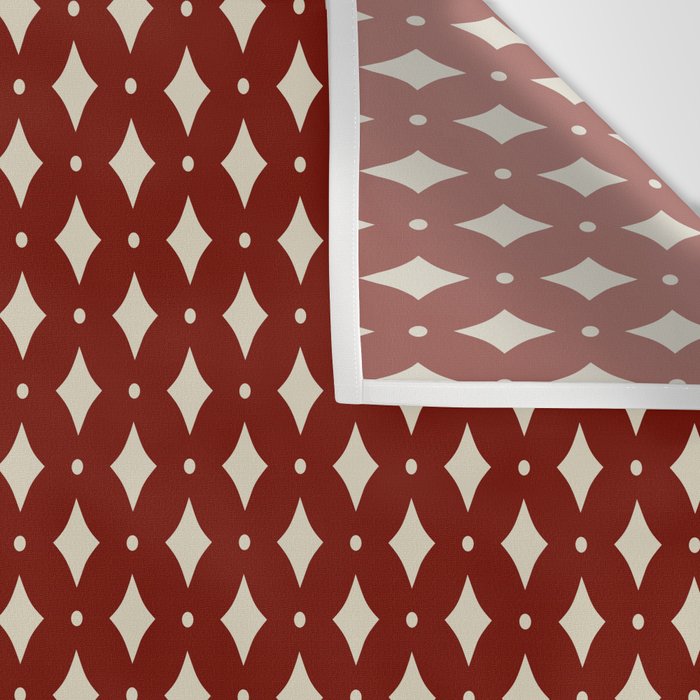 Vintage Stars VII Ruby Red Wall Tapestry Gallery Image 3