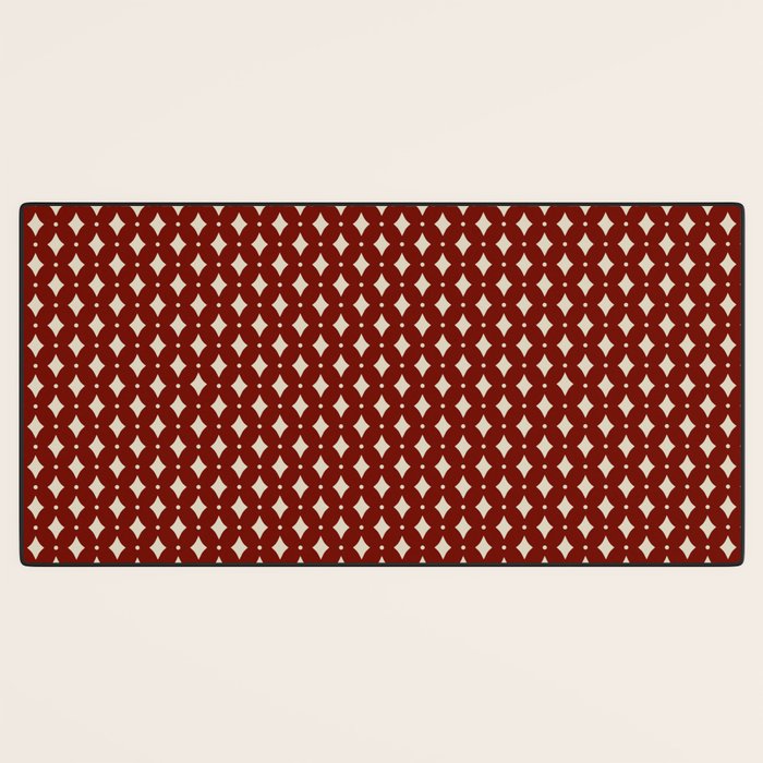 Vintage Stars VII Ruby Red Desk Mat Gallery Image 3