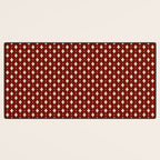 Vintage Stars VII Ruby Red Desk Mat Gallery Image 3