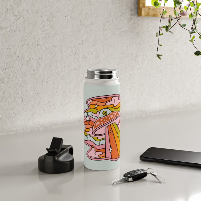 Cancer UFO Water Bottle Gallery Image 4