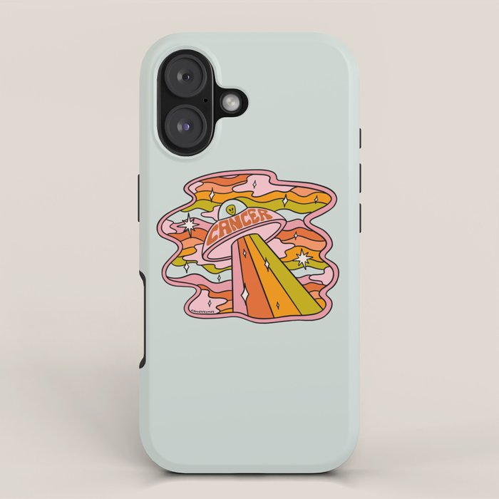 Cancer UFO iPhone Case Gallery Image 1