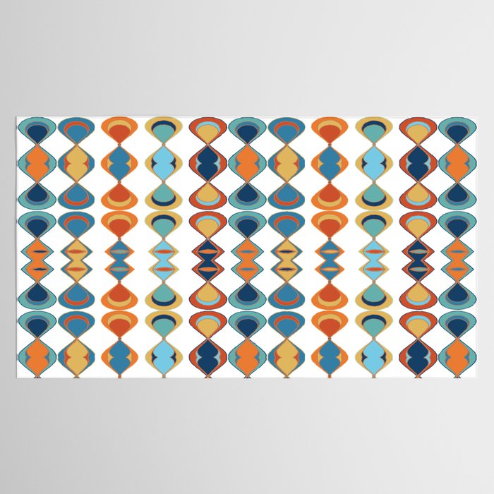 Mid Century Drop Pattern Tablecloth Gallery Image 2