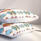 Mid Century Drop Pattern Pillow Sham Gallery Image 3