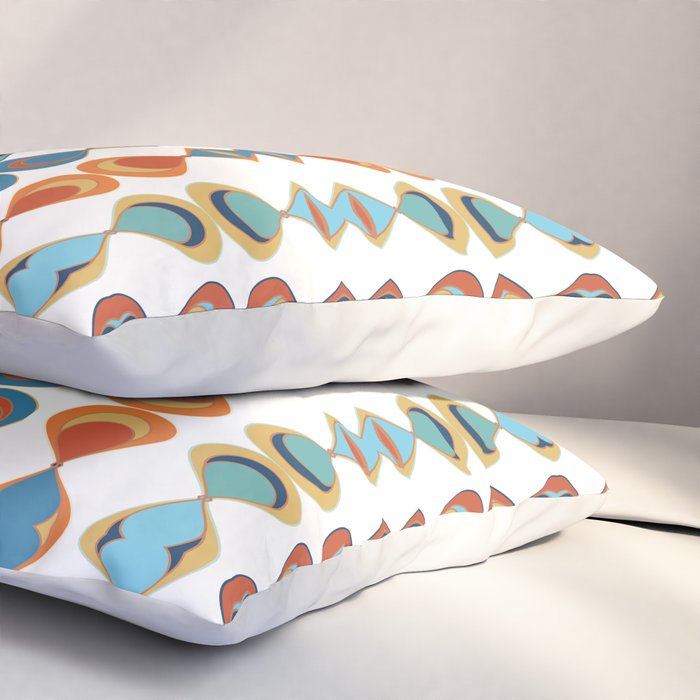 Mid Century Drop Pattern Pillow Sham Gallery Image 3