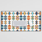Mid Century Drop Pattern Desk Mat Gallery Image 1