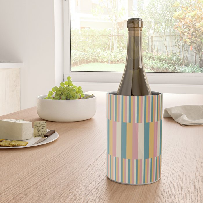 Mixed Stripes Pattern X Retro Summer Wine Chiller Gallery Image 4