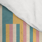 Mixed Stripes Pattern X Retro Summer Comforter Gallery Image 4